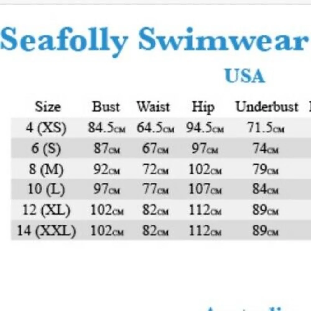 NWT $129 SEAFOLLY US 6 ACTIVE ONE SHOULDER - Picture 10 of 13